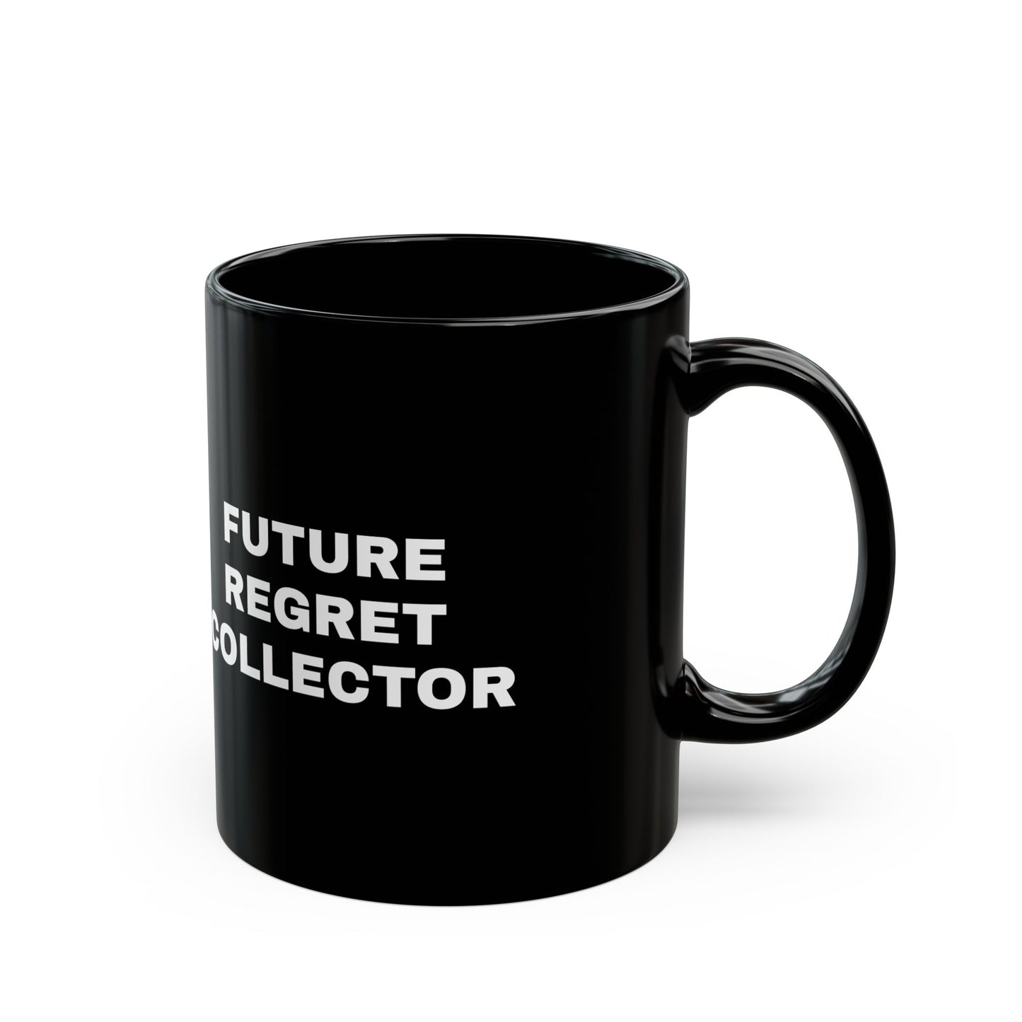 Funny Black Mug - 'Future Regret Collector' | Perfect Gift for Tattoo Lovers